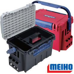 Meiho Tackle Box Bucket Mouth BM-9000 műanyag horgász láda piros (BP-5612029)