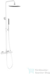 AREZZO design ELEGANT 3 funkciós termosztátos zuhanyrendszer, matt fehér AR-3095MW (AR-3095MW)