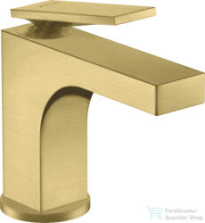 Hansgrohe AXOR CITTERIO 90 mosdó csaptelep automata leeresztővel, szálcsiszolt sárgaréz hatású 39022950 (39022950)
