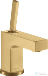 Hansgrohe AXOR CITTERIO 80 mosdó csaptelep automata leeresztővel, szálcsiszolt arany hatású 39015250 (39015250)