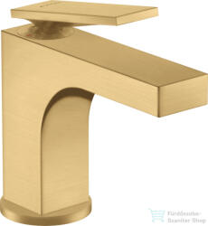 Hansgrohe AXOR CITTERIO 90 mosdó csaptelep automata leeresztővel, szálcsiszolt arany hatású 39022250 (39022250)