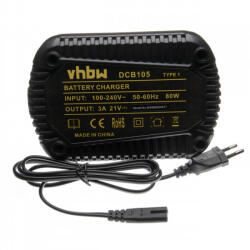 utángyártott akkutöltő DeWalt DCB180 DCB105 akkukhoz