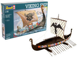 Revell Viking Ship 1: 50 makett készlet festékkel, ragasztóval (65403) (65403)