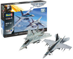 Revell Gift Set Top Gun 2 Movie Set 1: 72 makett készlet festékkel, ragasztóval (05677) (05677)
