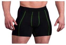 MadMax MSW905 Black/Green Férfiboxeralsó XXL