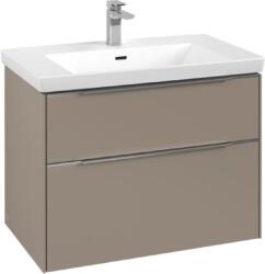 Villeroy & Boch Subway 3.0 szekrény 77.2x46.2x57.6 cm mosdókagyló alá akasztható bézs C57400VM