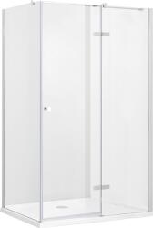 Besco Pixa zuhanykabin 120x90 cm négyszögletes króm fényes/átlátszó üveg PPP-129-195-C (PPP129195C)