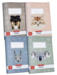 Herlitz Füzet A/5 kockás HERLITZ 32lap Pets 27-32 (09087719)