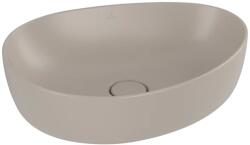 Villeroy & Boch Antao mosdótál 51x40 cm ovális mosdótálak barna/bézs matt 4A7351AM (4A7351AM)