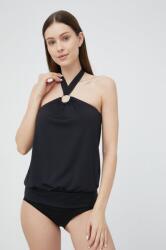 MICHAEL Michael Kors top fürdő fekete, enyhén merevített kosaras - fekete XS