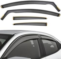 Heko Set Paravanturi Auto Subaru Legacy 2009-2014 Combi pentru Geamuri Fata-Spate WindDeflectors