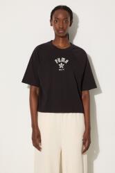 PUMA pamut póló Classics Play Paris Relaxed Tee női, fekete, 626808 - fekete XS