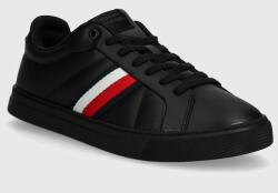 Tommy Hilfiger sportcipő ICON COURT LTH STRIPES fekete, FM0FM05163 - fekete Férfi 45