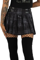 KILLSTAR Fuste femei KILLSTAR - Stormcloud - Gri/Negru - KSRA011171