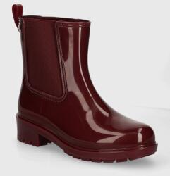 Tommy Hilfiger gumicsizma FLAG RAINBOOT bordó, női, FW0FW08213 - burgundia Női 41