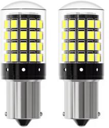 LEDtech P21W BA15S CANBUS FEHÉR JÉGFEHÉR HIDEG FEHÉR LED LED-es tolatólámpa izzó égő 12V ✔️ (P21W LED)