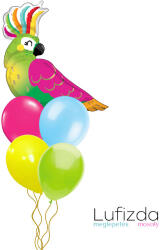  Héliumos luficsokor Kakadu - INGYENES GLS szállítással (LUFI816154)