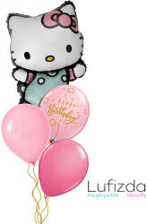 Héliumos luficsokor szülinapra, Hello Kitty - INGYENES KISZÁLLÍTÁSSAL (LUFI796820)