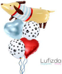  Héliumos luficsokor, tacskó - INGYENES GLS szállítással (LUFI234630)