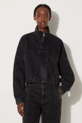 adidas Originals farmerdzseki női, fekete, átmeneti, oversize, IW5759 - fekete S