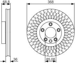 Bosch Disc frana BOSCH 0 986 479 A33 (0 986 479 A33)