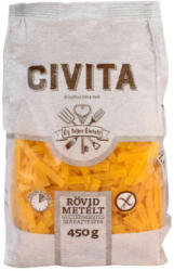 CIVITA Kukoricatészta Rövidmetélt Gluténmentes 450 g
