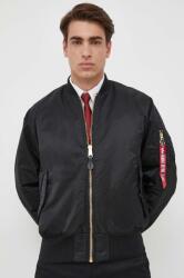 Alpha Industries bomber dzseki MA-1 férfi, fekete, téli - fekete XXL