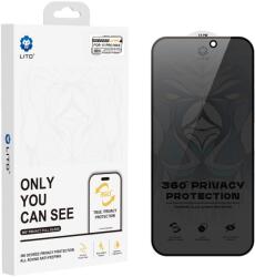LITO Apple iPhone 13 Pro Max/14 Plus Lito D+ Ultra 360 Privacy 2.5D Full Üvegfólia - Fekete