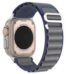 DUX DUCIS GS pótszíj (egyedi méret, nagy, textil, állítható) SÖTÉTKÉK Apple Watch Ultra 2 49mm, Watch Ultra 49mm, Watch Series 9 45mm (GP-152386)