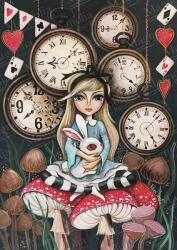 Magnolia - Puzzle Romi Lerda: Alice Time - 1 000 piese Puzzle