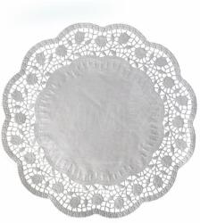 Wimex WIMEX s. r. o. Dekoratív csipke alátét (PAP) kör fehér 30 x 18 cm [100 db]