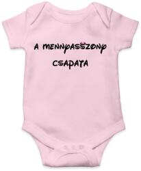 Personal Gyerek body - A Menyasszony csapata Méret - babáknak: 6 hónap, Szín: Rószaszín