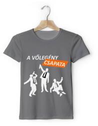 Personal Féfi póló - A Vőlegény csapata Sziluett Szín: Szürke, Méret - felnőtt: S