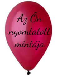 Personal Lufi szöveggel - Burgundi 26 cm