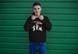 Personal Féfi pulóver - A Vőlegény csapata Sziluett Szín: Fekete, Méret - felnőtt: L