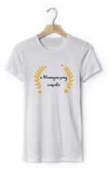 Personal Női póló - A menyasszony csapata Elegant Szín: Fehér, Méret - felnőtt: XL