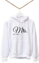 Personal Páros férfi pulóver saját szöveggel - Mr. EST. Szín: Fehér, Méret - felnőtt: M