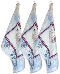 4-Home Prosop de bucătărie Home Elements Barcă, 50 x 70 cm, set de 3 buc