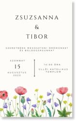 Personal Értesítő - Réti virágok Válasszon mennyiséget: 61 db és több