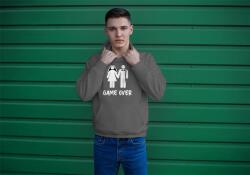 Personal Páros férfi pulóver - Game Over Szín: Szürke, Méret - felnőtt: XL