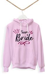 Personal Női pulóver - Team Bride korona Szín: Fehér, Méret - felnőtt: XL