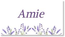 Personal Esküvői névtábla - Lavender Válasszon mennyiséget: 31 db - 60 db