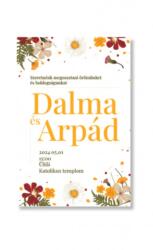 Personal Értesítő - Virágos rét Válasszon mennyiséget: 1 db - 10 db
