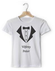 Personal Páros férfi póló saját szöveggel - Vőfény öltöny Szín: Fekete, Méret - felnőtt: XL