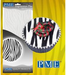 PME Fondant lenyomatozó fólia Zebra minta 15 x 30, 5 cm