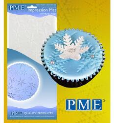 PME Fondant lenyomatozó fólia Hópelyhek - Snowflake 15 x 30, 5 cm
