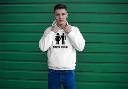 Personal Páros férfi pulóver - Game Over Szín: Fehér, Méret - felnőtt: XL