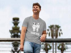 Personal Páros férfi póló - Game Over Szín: Szürke, Méret - felnőtt: XL