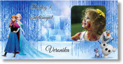 Personal Születésnapi banner fényképpel - Frozen Banner mérete: 130 x 65 cm