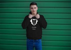 Personal Férfi pulóver saját szöveggel - Vőfény öltöny Szín: Szürke, Méret - felnőtt: XL